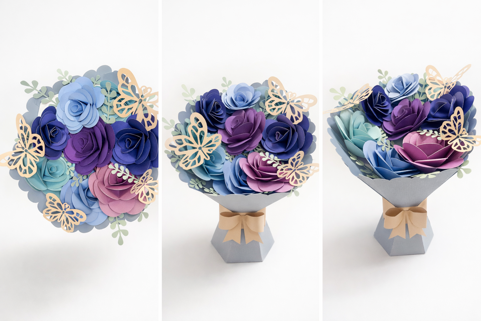 Custom Hand-Rolled Paper Flower Bouquet | Personalized Forever Flowers