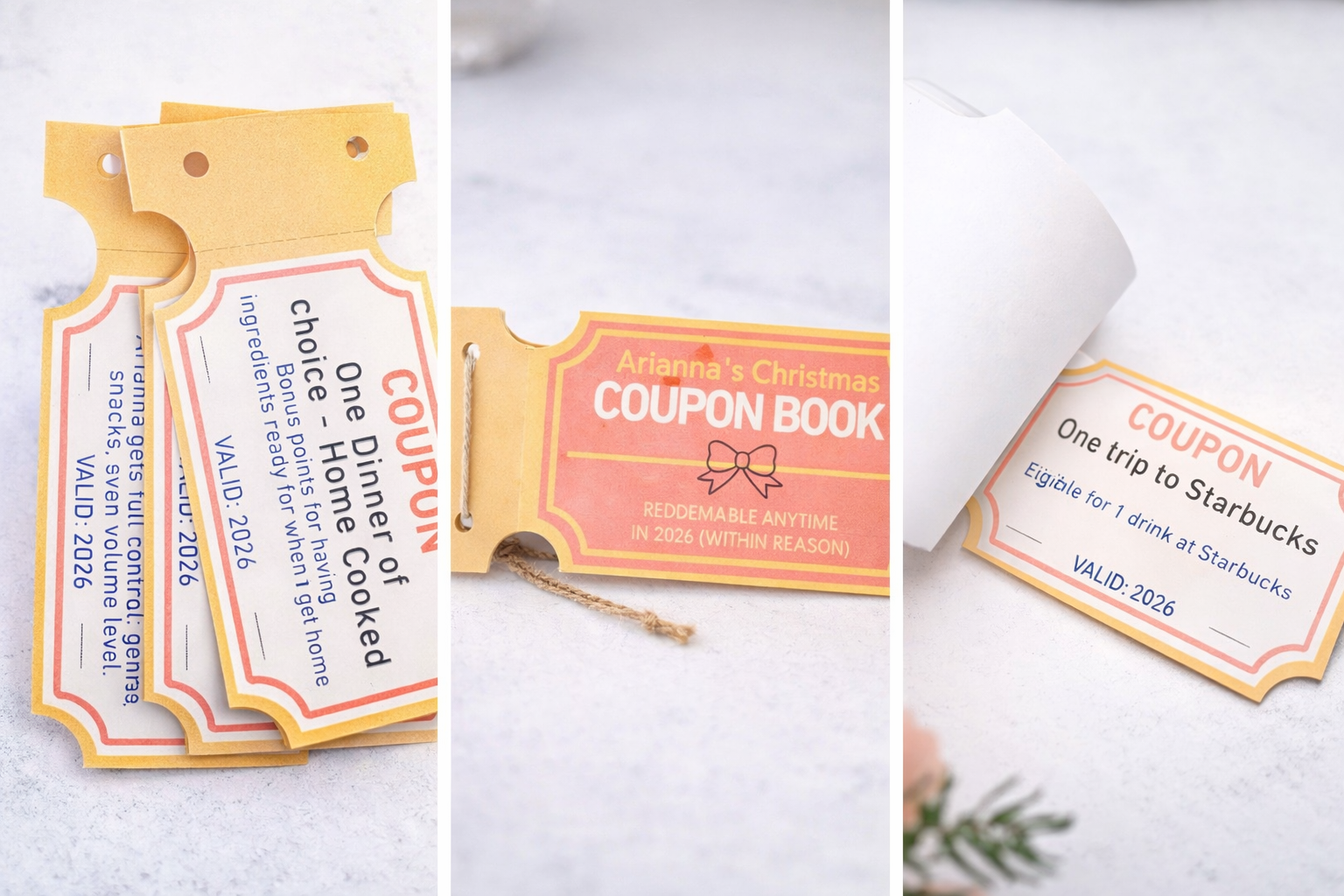 Custom Creative Coupons