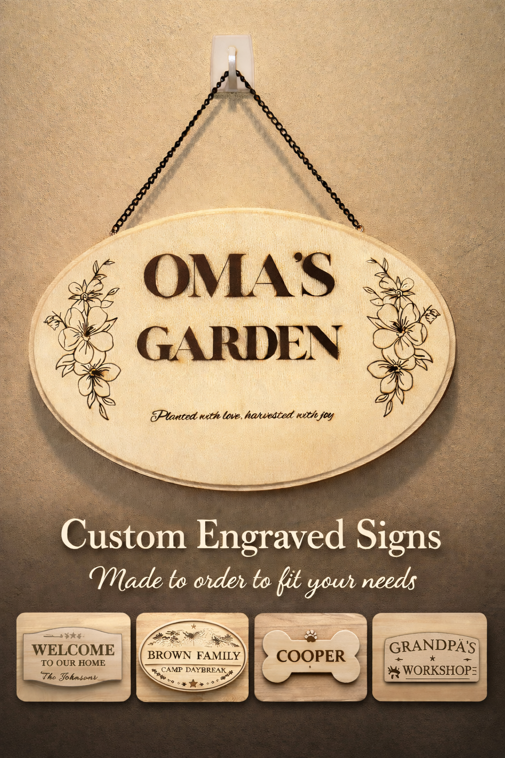 Custom Laser Engraved Signs